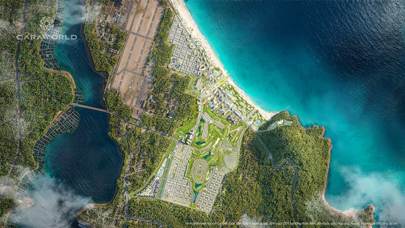 Mặt bằng tổng thể dự án Caraworld Cam Ranh